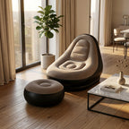 ☁️ Ultra-Comfort 3-in-1 Inflatable Lounge Chair with Footrest & Air Pump [BLACK FRIDAY].