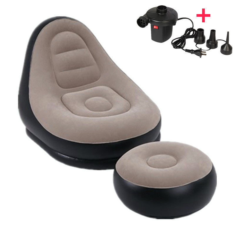 ☁️ Ultra-Comfort 3-in-1 Inflatable Lounge Chair with Footrest & Air Pump [BLACK FRIDAY].