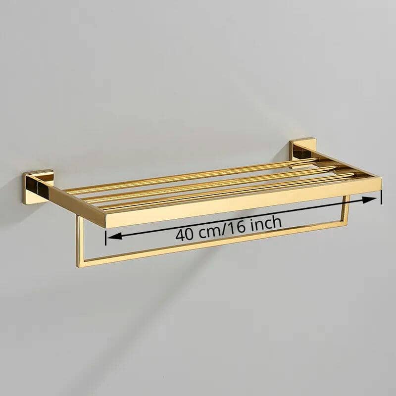 Acessórios para Banheiro Inox 304 Dourado Ruinez