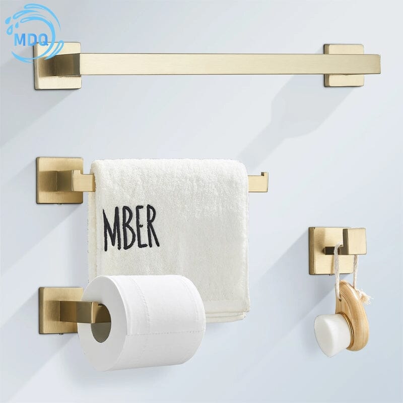 Acessórios para Banheiro Inox 304 Dourado Ruinez