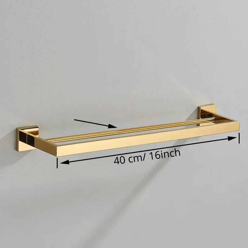 Acessórios para Banheiro Inox 304 Dourado Ruinez