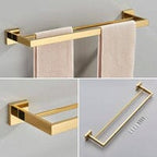 Acessórios para Banheiro Inox 304 Dourado Ruinez