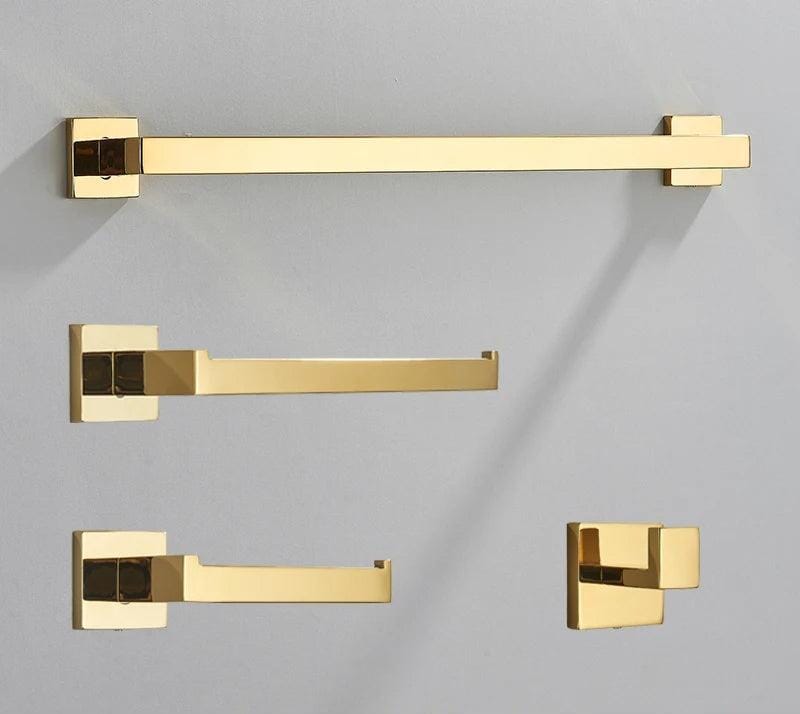 Acessórios para Banheiro Inox 304 Dourado Ruinez