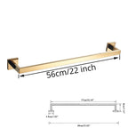 Acessórios para Banheiro Inox 304 Dourado Ruinez