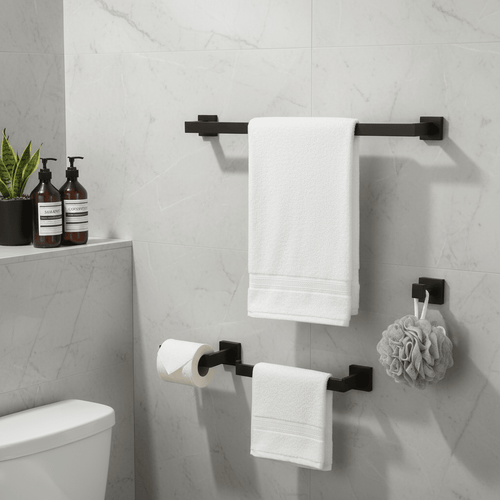 Acessórios para Banheiro Inox 304 Preto Fosco Shin