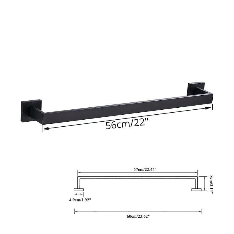 Acessórios para Banheiro Inox 304 Preto Fosco Shin