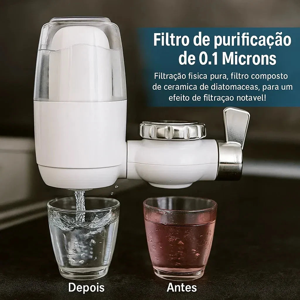 AquaShield Água Limpa – Filtro para Torneira com 5 Etapas