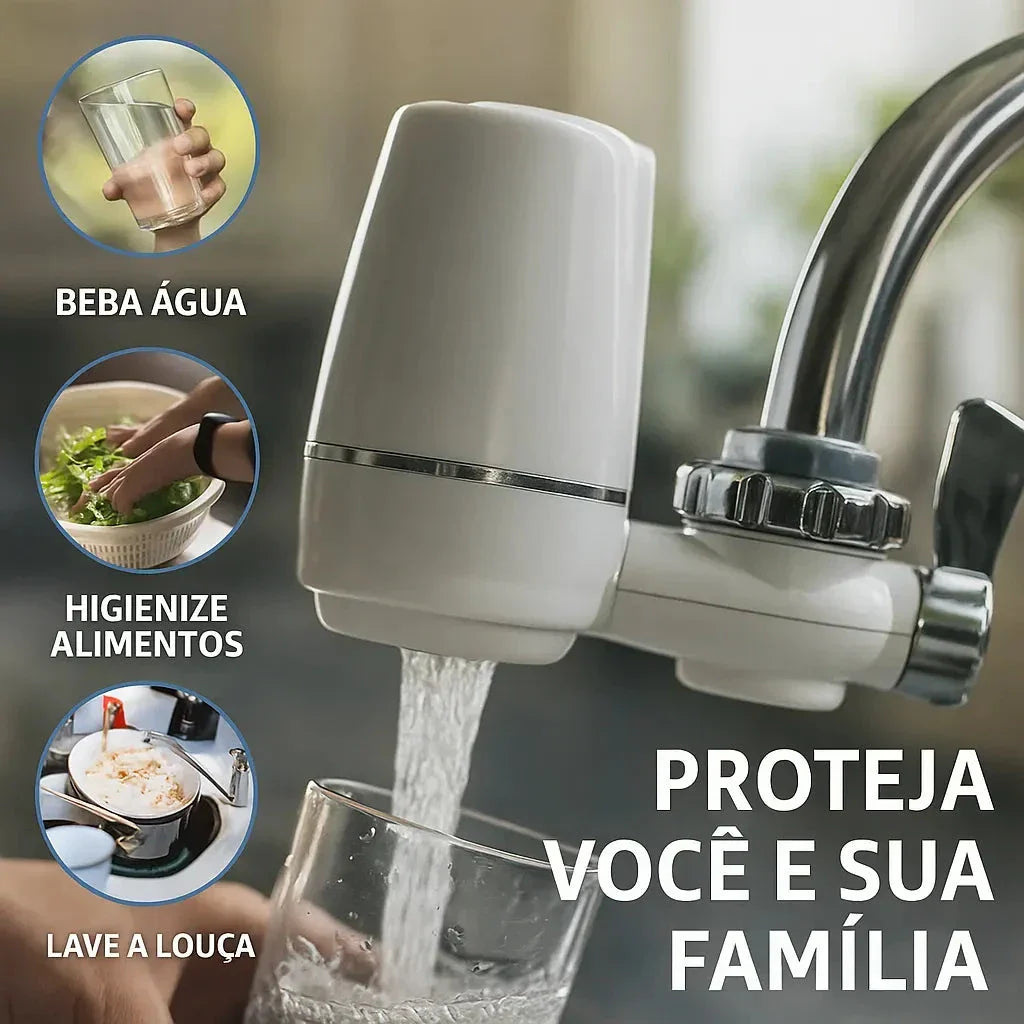 AquaShield Água Limpa – Filtro para Torneira com 5 Etapas