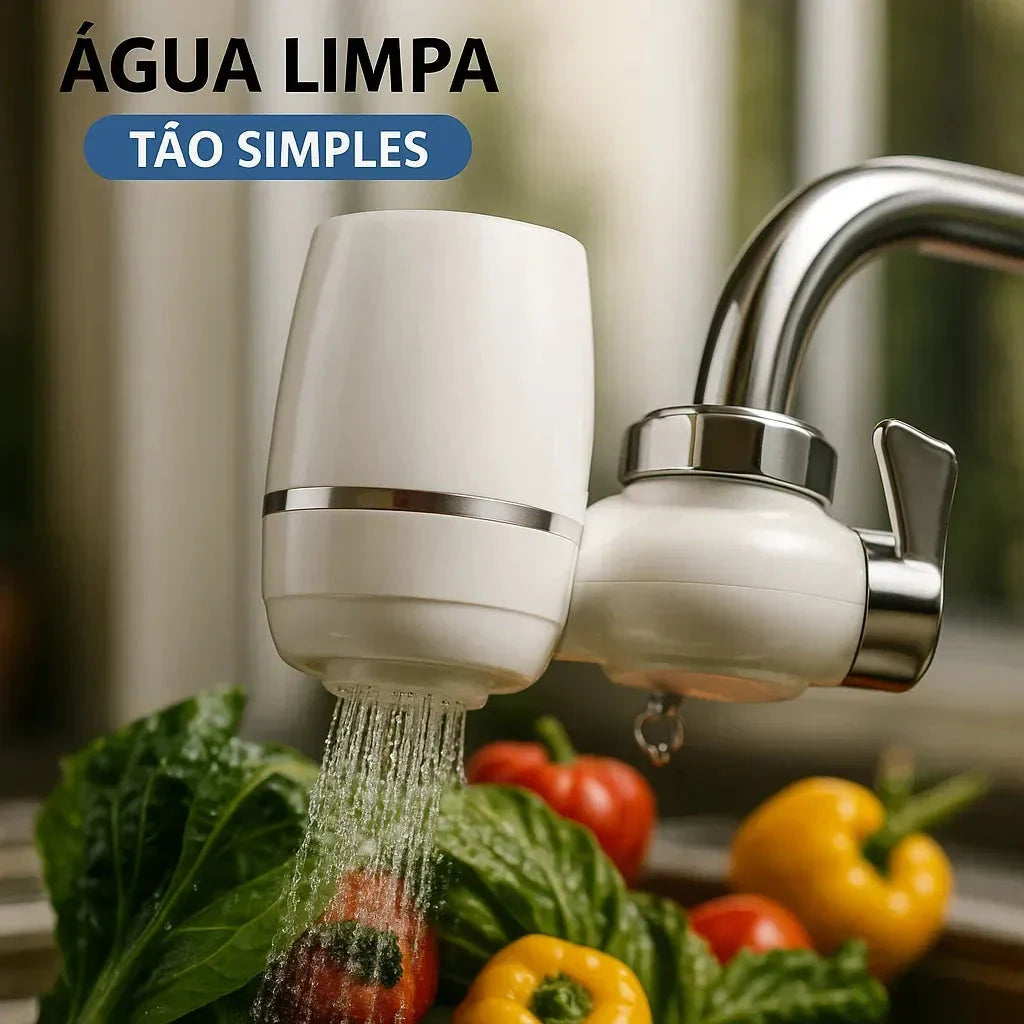 AquaShield Água Limpa – Filtro para Torneira com 5 Etapas