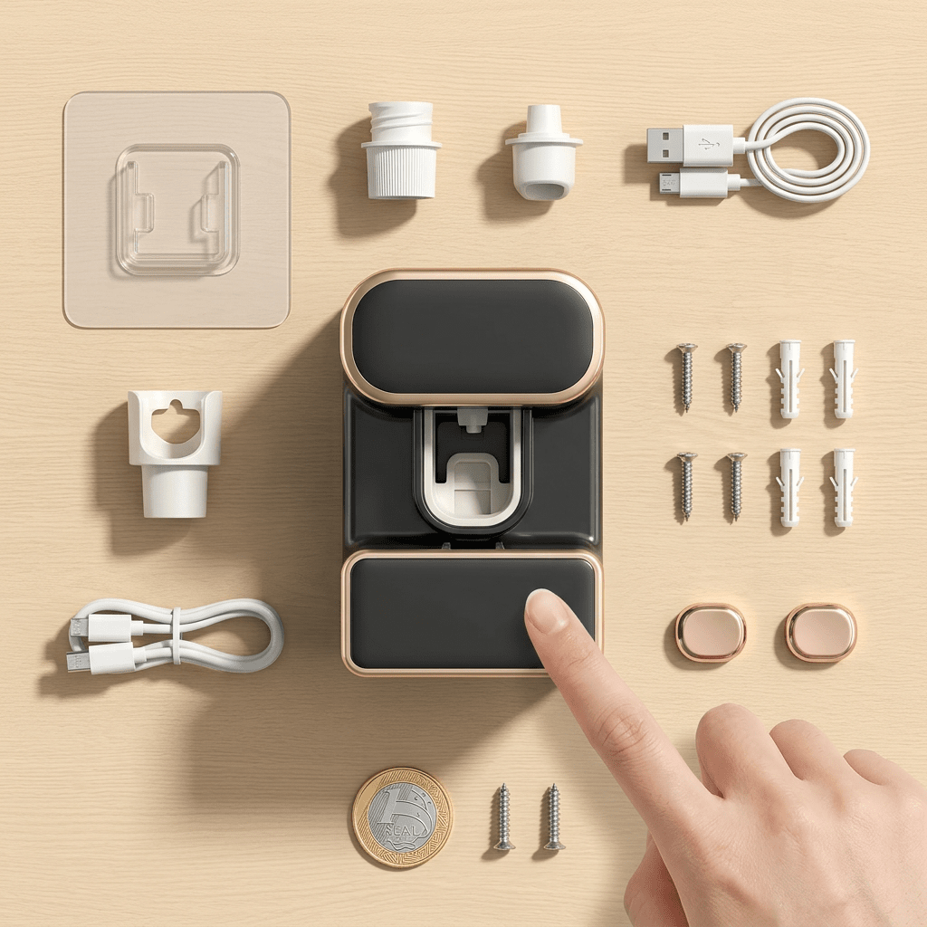 Dispenser de Pasta de Dente AutoClean