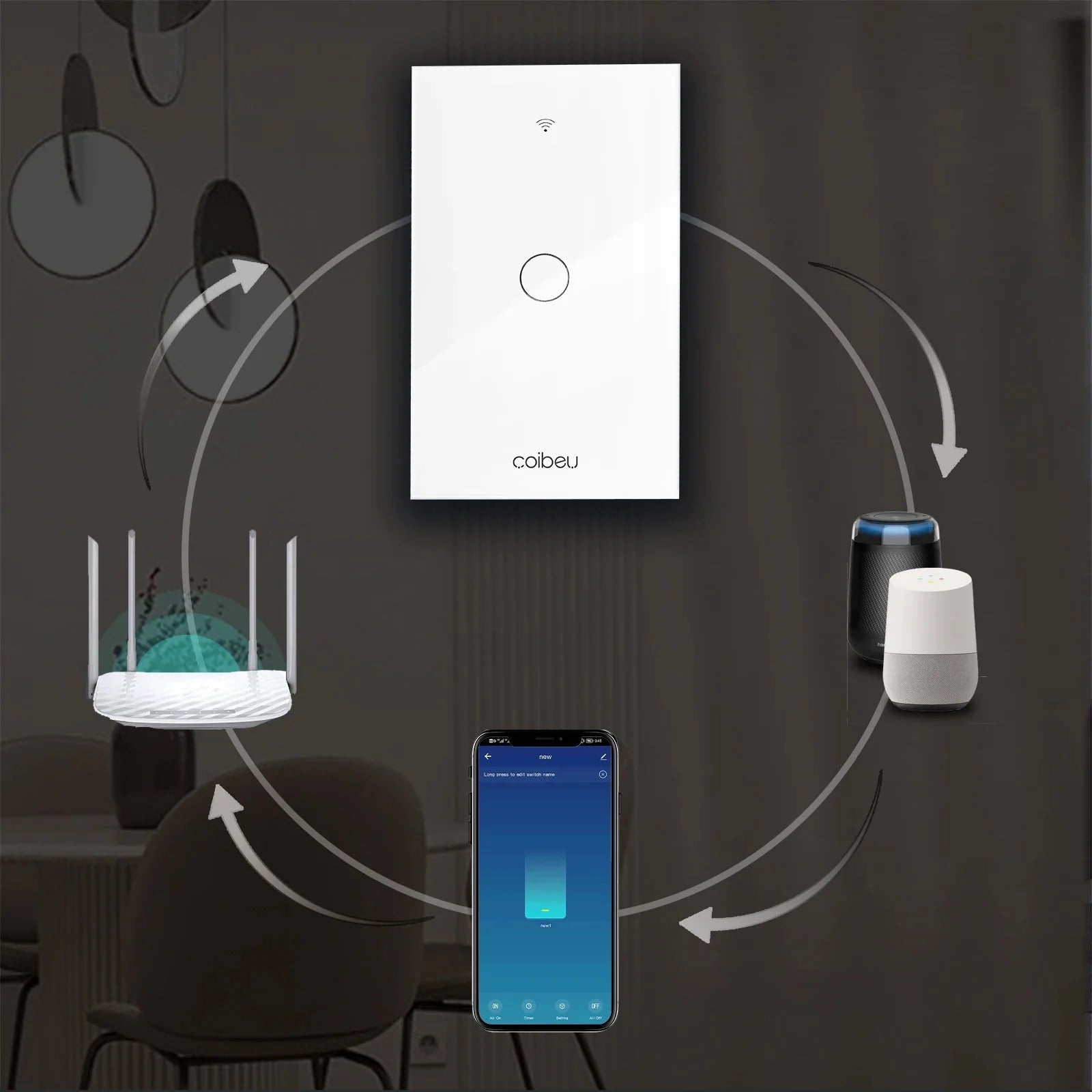 Interruptor Inteligente Alexa - ConectSwitch