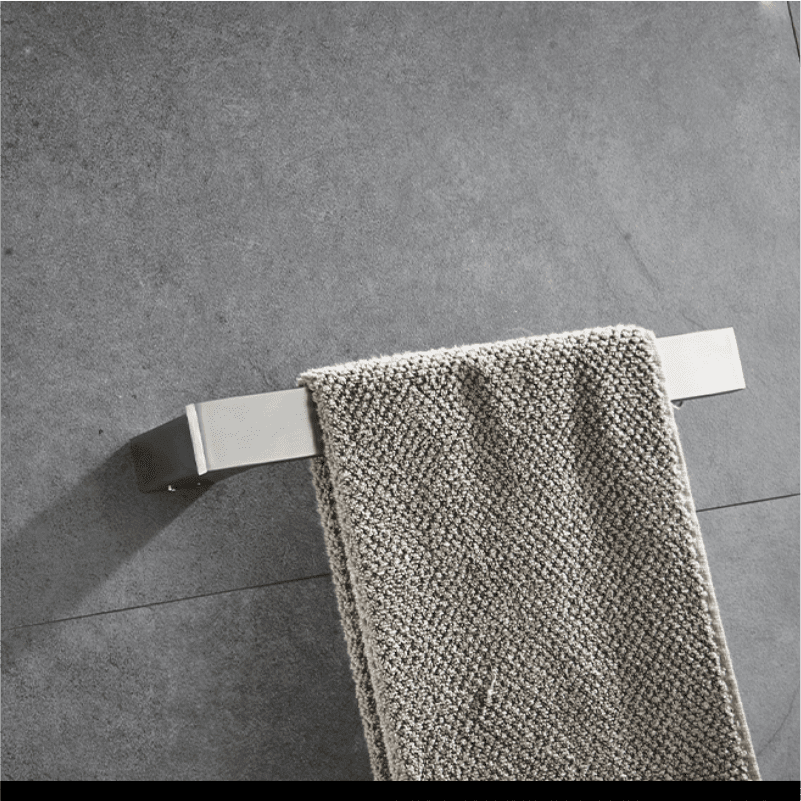 Kit Acessórios Banheiro Aço Escovado Brigth