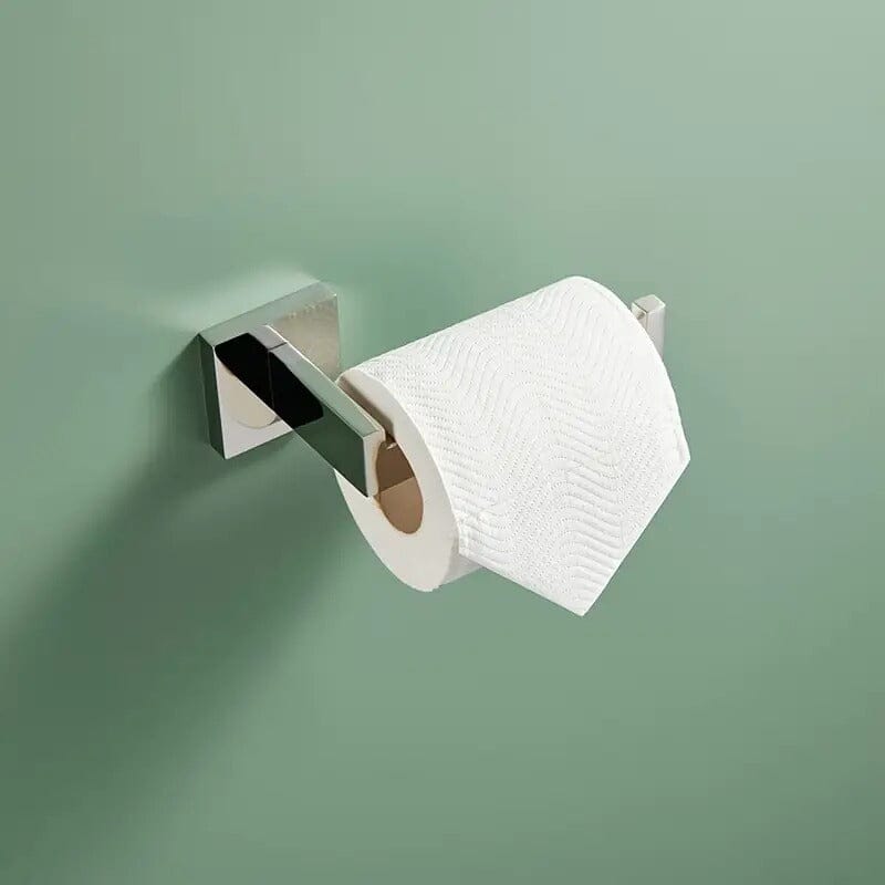 Kit Acessórios Banheiro Aço Escovado Brigth