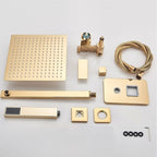 Kit Chuveiro Completo Gold Premium 20CM