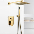 Kit Chuveiro Completo Gold Premium 20CM