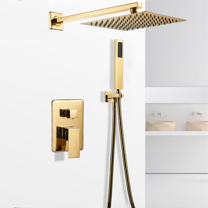 Kit Chuveiro Completo Gold Premium 20CM
