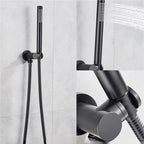 Kit Chuveiro Redondo Black Premium