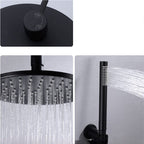 Kit Chuveiro Redondo Black Premium