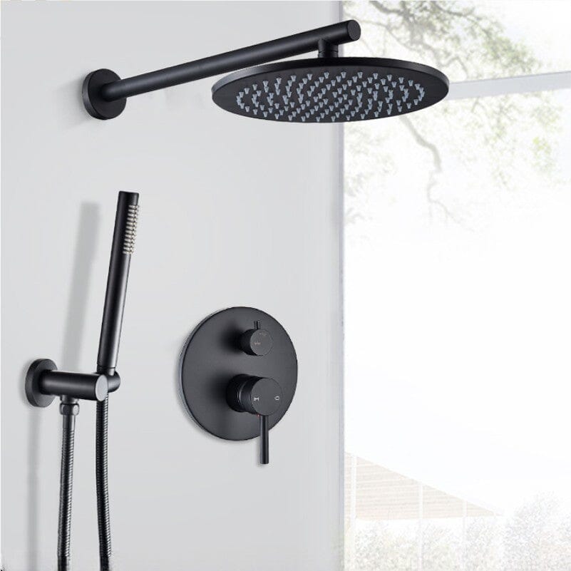 Kit Chuveiro Redondo Black Premium