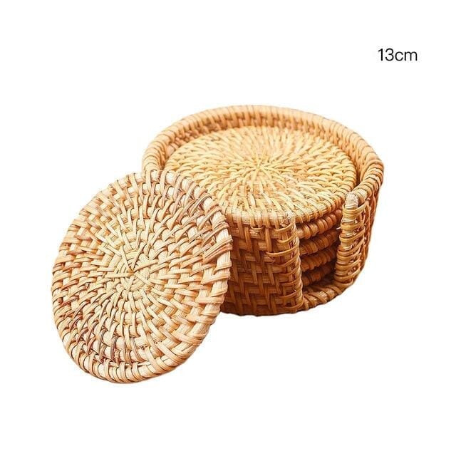 Kit Descanso de Rattan - kit 6 peças