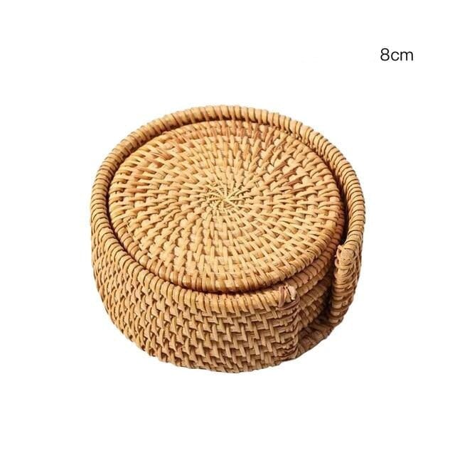 Kit Descanso de Rattan - kit 6 peças