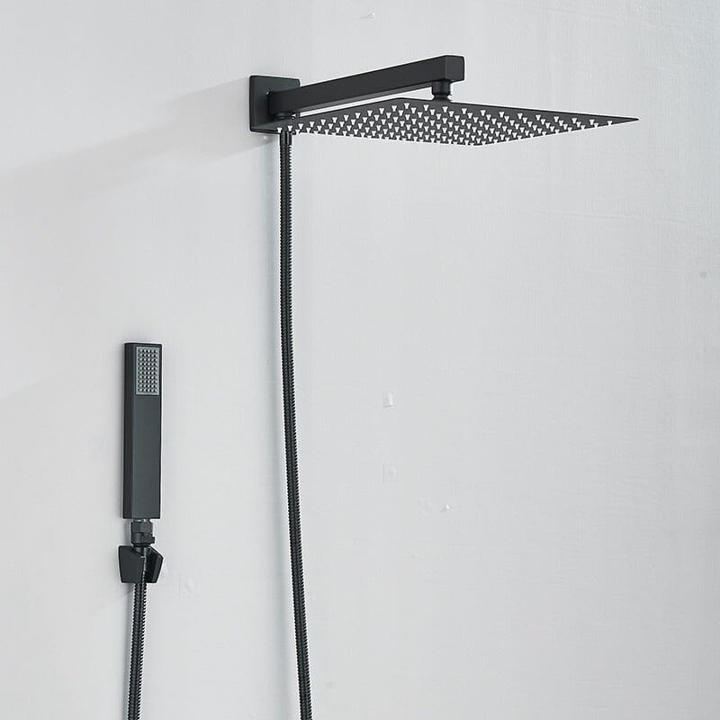 Kit Ducha Chuveiro Kratos De Banheiro Com Mangueira Preto/Cromado