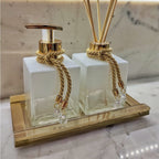 Kit Lavabo Branco e Ouro - Glow