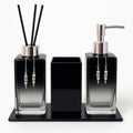 Kit Lavabo Luxo Sabonete Líquido Troover C/ Porta Escovas e Aromatizante