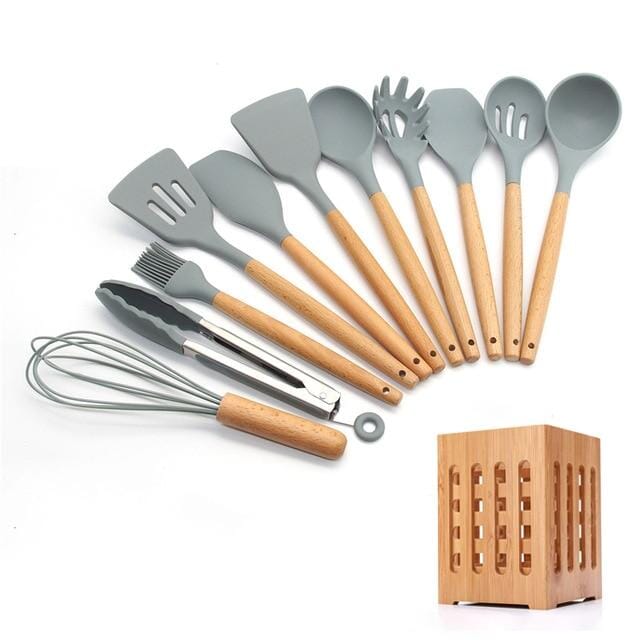 Kit Master Conchas e Colheres Espátulas Chef Coloridos