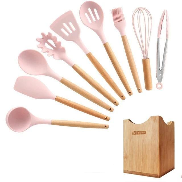 Kit Master Conchas e Colheres Espátulas Chef Coloridos