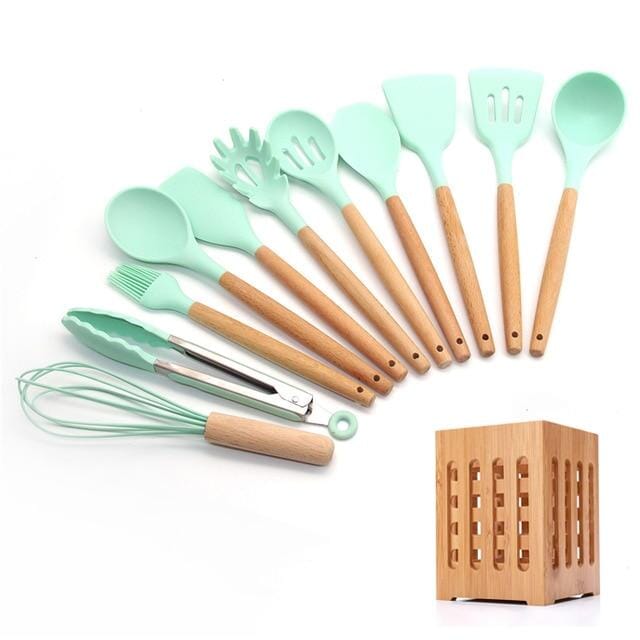 Kit Master Conchas e Colheres Espátulas Chef Coloridos