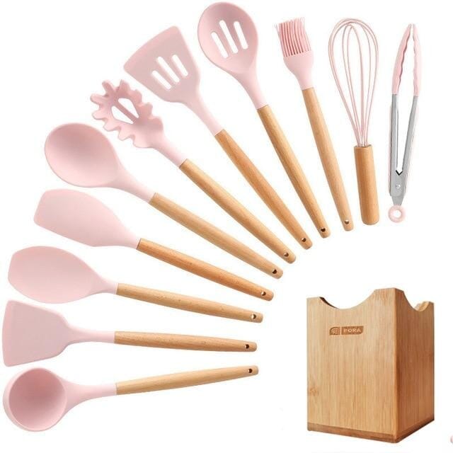 Kit Master Conchas e Colheres Espátulas Chef Coloridos