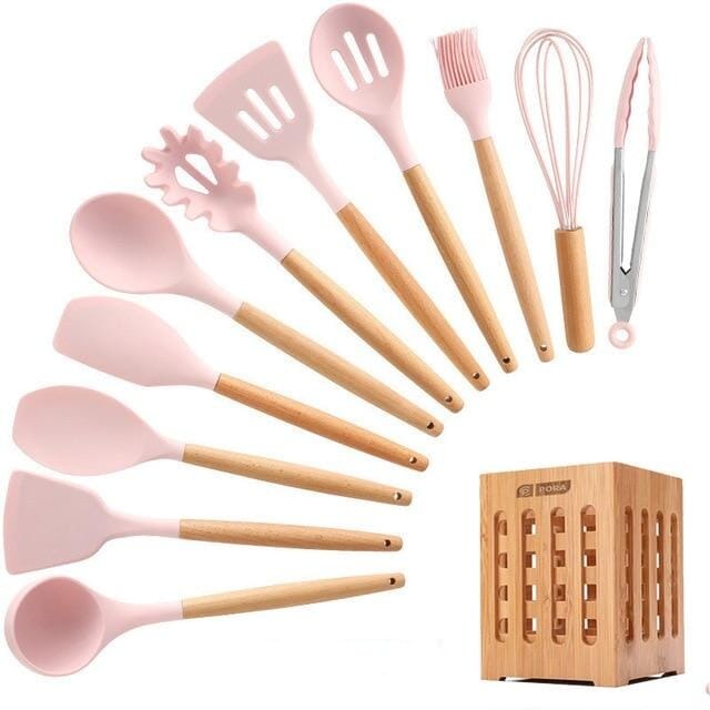 Kit Master Conchas e Colheres Espátulas Chef Coloridos