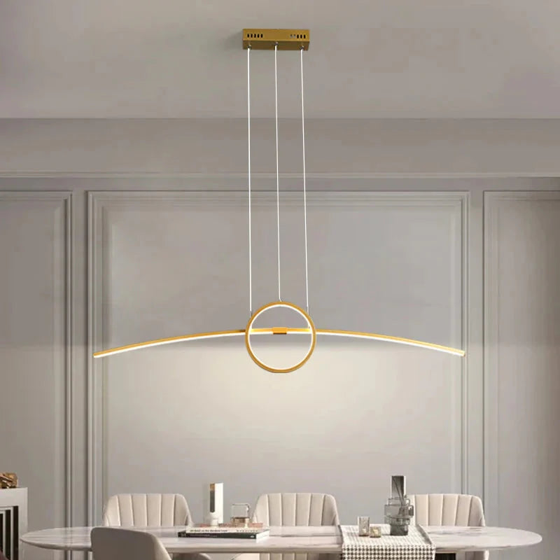 Luminária Pendente LED Moderna Inteligente para Sala