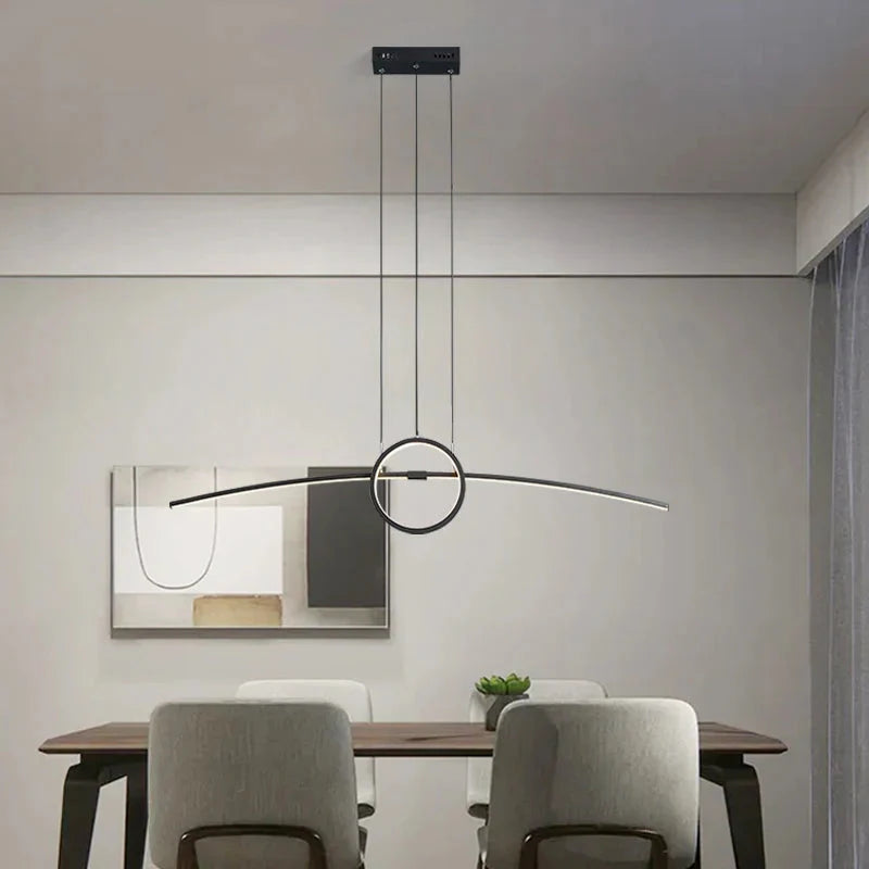 Luminária Pendente LED Moderna Inteligente para Sala