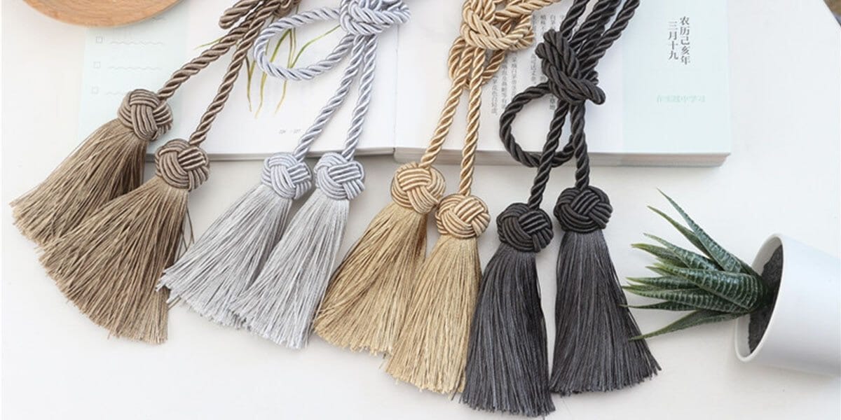 Prendedor de Cortina Tassel - 2 Peças