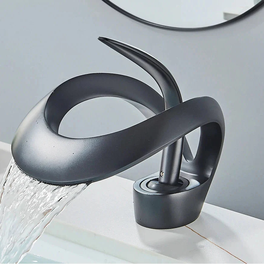 Torneira Para Banheiro Cascata Monocomando Misturador Hertz