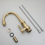 Torneira Cozinha Gourmet Brempo Dourado Polido