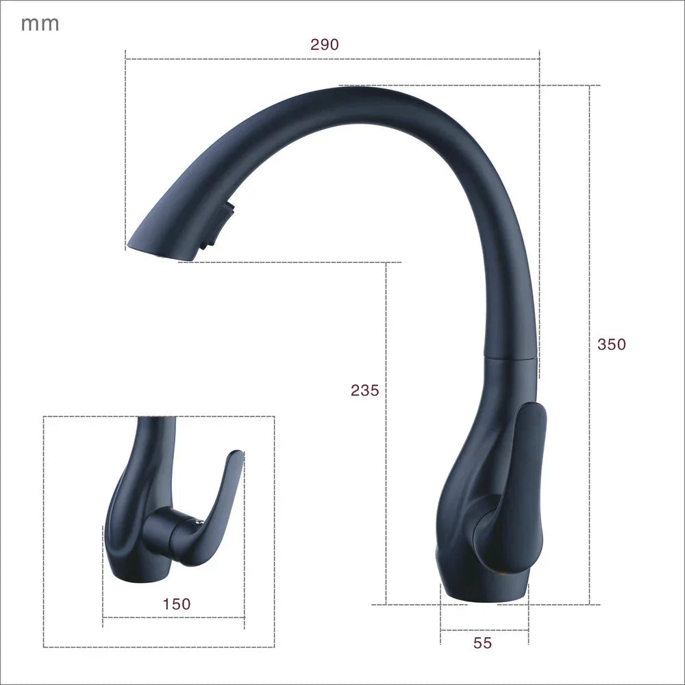 Torneira Cozinha Gourmet Curva Troller