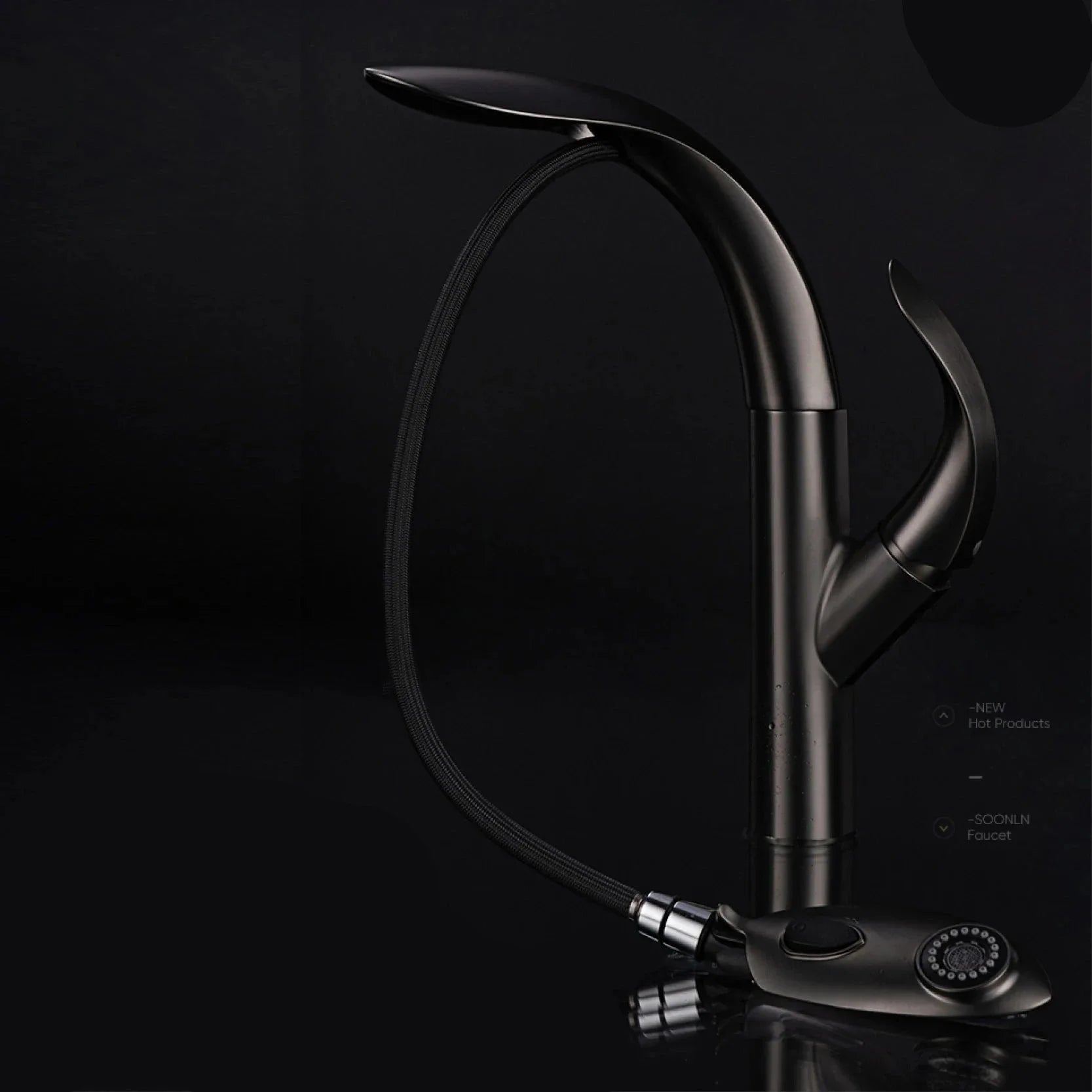 Torneira Cozinha Gourmet Dourado Elixir Alto Padrão