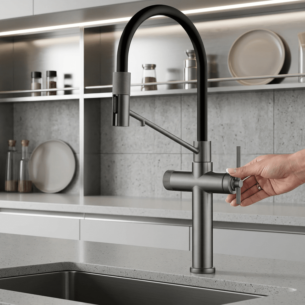 Torneira Cozinha Gourmet Espartacus Minimalista