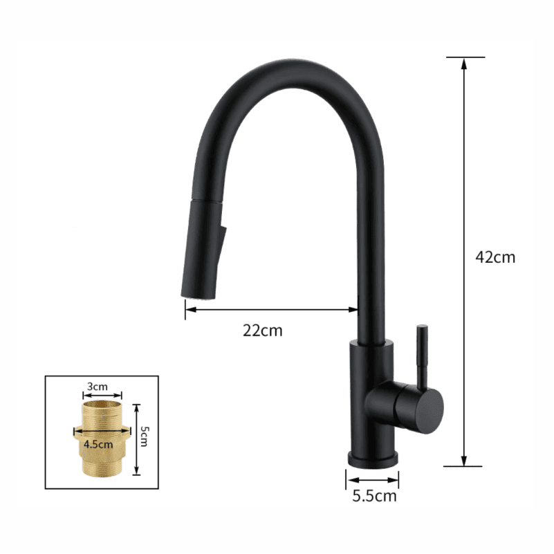 Torneira Gourmet Com Sensor Touch Extensível Cozinha SensePlow