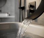 Torneira De Parede Para Banheira Misturador AquaStream Luxe Monocomando