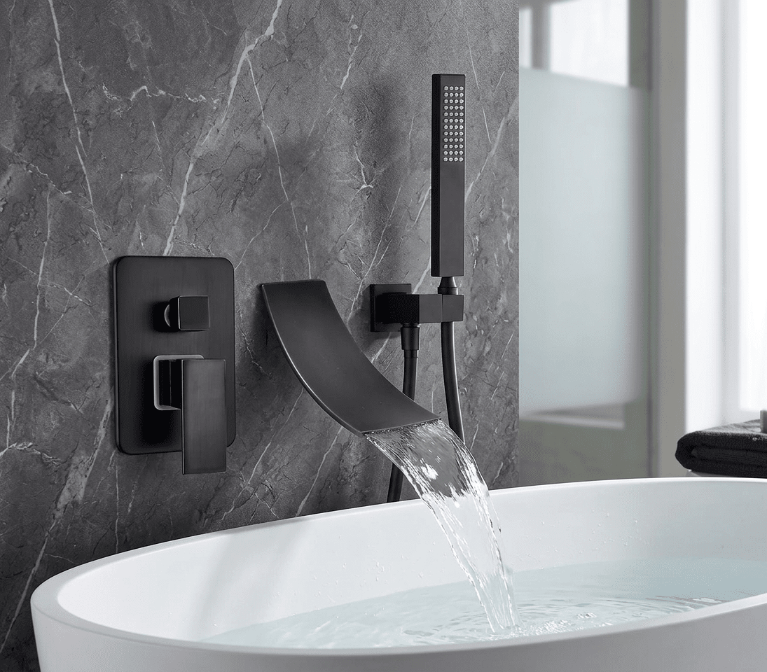 Torneira De Parede Para Banheira Misturador AquaStream Luxe Monocomando