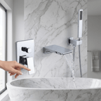 Torneira De Parede Para Banheira Misturador HydroLux Elite Monocomando
