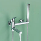 Torneira De Parede Para Banheira Monocomando Com Ducha Manual Troover