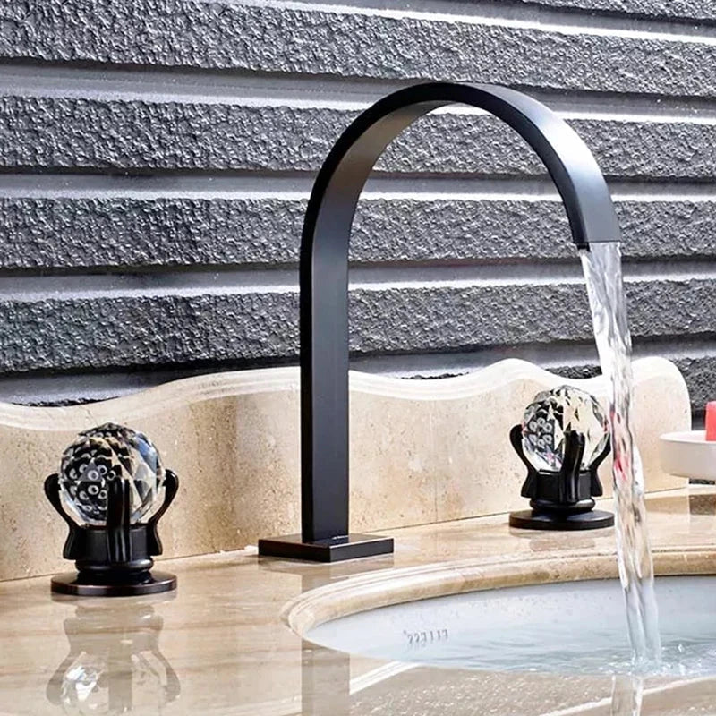 Torneira Duplo comando Banheiro Cristal Haalz - Sofisticação e Elegância