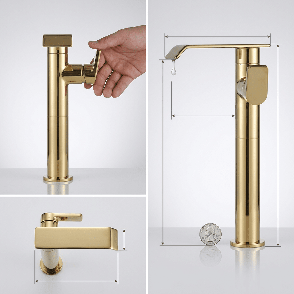 Torneira Elegance Gold 360