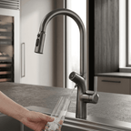 Torneira Gourmet AquaPura Dourada
