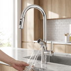 Torneira Gourmet AquaPura Dourada